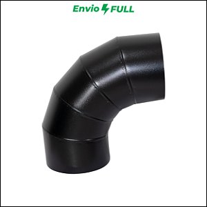 Curva 90° Galvanizada Preta