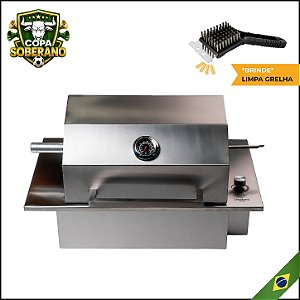 COPA - Churrasqueira Elétrica PREMIUM 430 - Com Tampa Abafadora + BRINDE