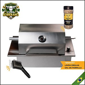 COPA - Churrasqueira Elétrica PREMIUM 430 - Com Tampa Abafadora + BRINDE
