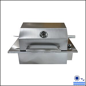Churrasqueira Elétrica PREMIUM INOX 304 - Com Tampa Abafadora