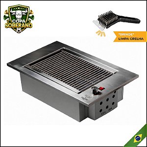 COPA - Churrasqueira Elétrica de embutir - Mod. Grill - Inox 430 + BRINDE