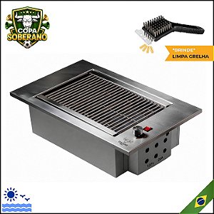 COPA - Churrasqueira Elétrica de embutir - Mod. Grill - Inox 304 + BRINDE