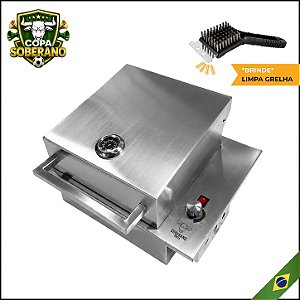 COPA - Churrasqueira Elétrica Cooktop - Mod. Clássico - Inox 430 + BRINDE