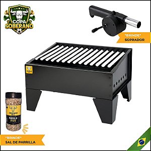 COPA - Churrasqueira Mini Parrilla - com refratário Soberano Grill + BRINDE
