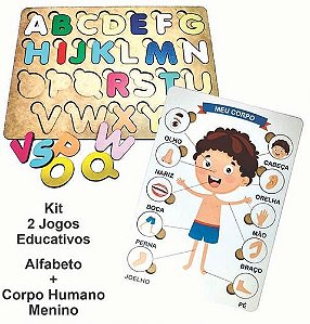 Kit Jogos Educativos Infantil Alfabeto E Números Completo