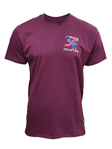 Camiseta Strike Jiu Jitsu - Vinho