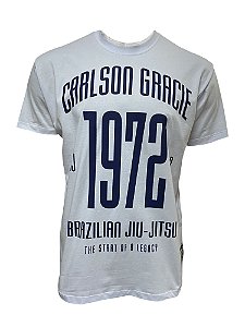 Camiseta Carlson Gracie 1972 - Branco
