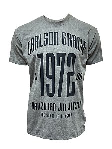 Camiseta Carlson Gracie - Cinza Mescla