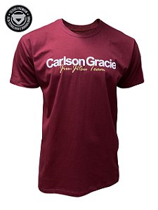 Camiseta Carlson Gracie Welcome - Vinho
