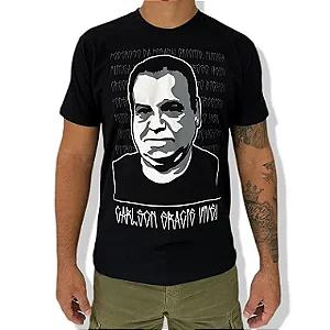 CAMISETA CARLSON GRACIE VIVE - PRETA