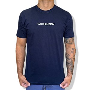 CAMISETA CARLSON GRACIE BASIC - AZUL MARINHO