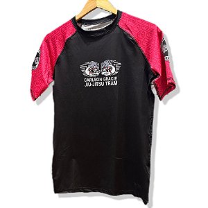 RASHGUARD CARLSON GRACIE TRAINING - ROSA