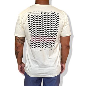 CAMISETA FIGHT AND ENJOY - OFF WHITE