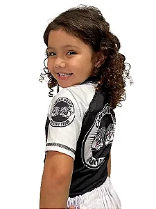 RASHGUARD CARLSON GRACIE MANGA CURTA - BRANCO