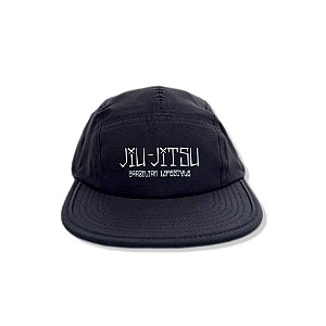 BONÉ FIVE PANEL JIU-JITSU - PRETO