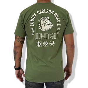 CAMISETA CARLSON GRACIE EQUIPE - VERDE