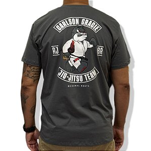 CAMISETA CARLSON GRACIE ROLÉ - CINZA