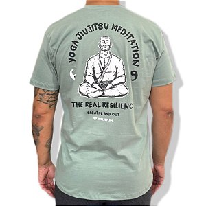 CAMISETA MEDITAÇÃO - VERDE MENTA
