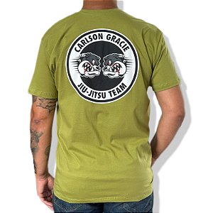 CAMISETA CARLSON GRACIE LOGO - VERDE