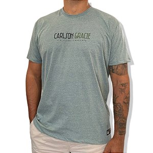 CAMISETA CARLSON GRACIE BASIC - VERDE MESCLA