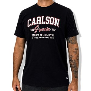 CAMISETA CARLSON GRACIE TRADIÇÃO - PRETO