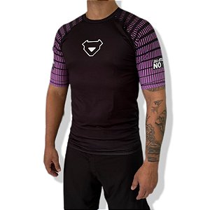 RASHGUARD PARA JIU JITSU UNISSEX MANGA CURTA - ROXA