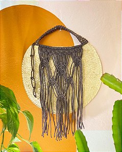 Bolsa Decorativa de Parede Bastet | Tabaco