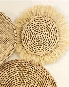 Mandala de Sisal e Carnaúba | 35 cm