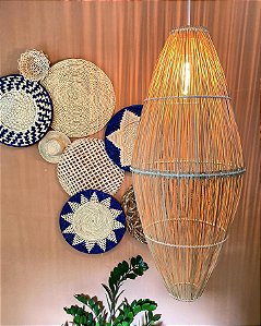 Luminária Pendente de Talo Balão | 40 cm x 100 cm