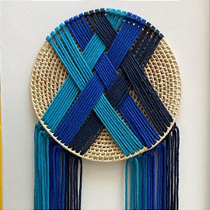 Adorno de Parede Blue Three
