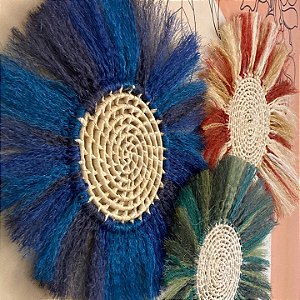 Mandala de Sisal e Carnaúba Caribe | 40 cm