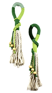 Par de Adornos de Parede Grass & Green