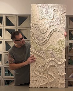 Painel ou Cabeceira de Cama Blooming | 60 cm x 150 cm