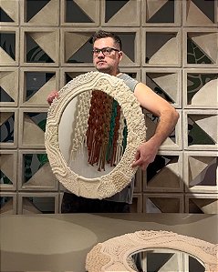 Espelho Blooming Redondo III | 70 cm