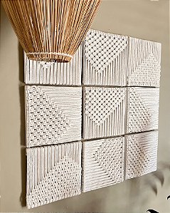 Painel de Parede Módulo Macrame