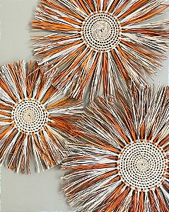 Mandala de Palha Mandarina