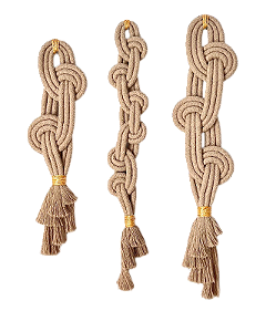 Adornos de Parede Fluid, Flow & Curves Off White | Trio