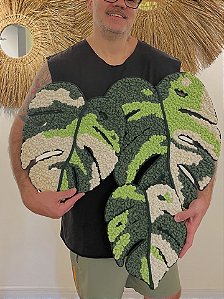 Painel de Parede Decorativo Monstera Variegata