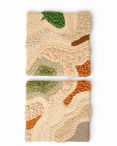 Duo de Painéis de Parede Biosphere | 25cm x 25cm