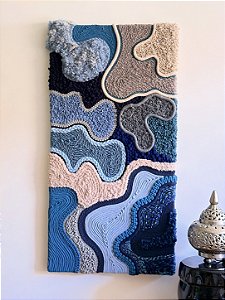 Painel de Parede Entre Céu e Mares | 60cm x 120cm