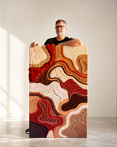 Painel de Parede Entre Terras e Caminhos | 80cm x 140cm