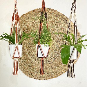 Trio de Hangers Cores da Terra | 60 cm