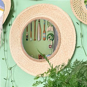 Espelho Tulum | Redondo 50 cm