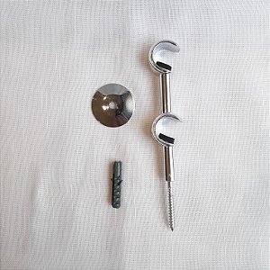SUPORTE DUPLO PARA VARÃO DE METAL 13/13MM