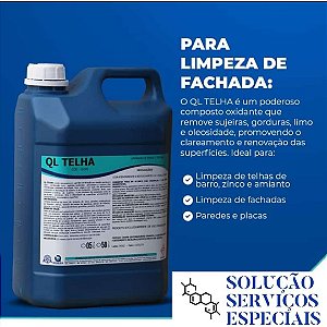 Limpa Telha - Composto oxidante forte -  QL Telha