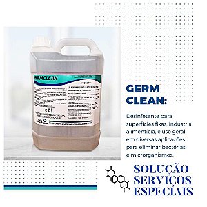 Germclean Neutro - Desinfetante para uso geral elimina bactérias e microorganismos patagênicos
