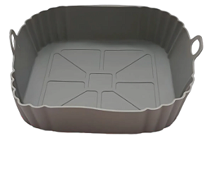 KIT 2 Forros para Air Fryer 4L Quadrada Silicone - UnyHome