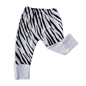 CALÇA VIRA PÉ SUEDINE OP CLARO ESTAMPADA BICHINHOS