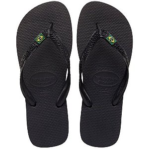 Chinelo Havaianas Brasil - Preto