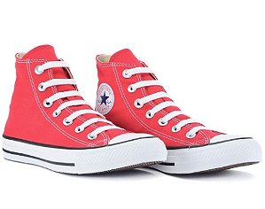 Tênis Allstar/converse Vermelho/cru/pto